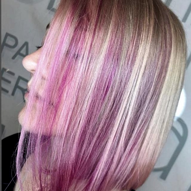 Колорирование в салоне Сахар